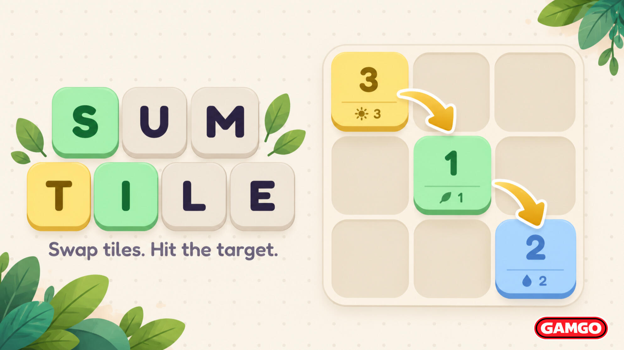 Sumtile - Swap Tiles. Hit the Target.